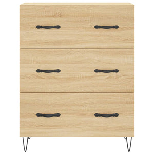 Credenza Rovere Sonoma 69,5x34x180 cm in Legno Multistrato 3189376