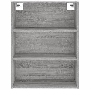 Credenza Grigio Sonoma 69,5x34x180 cm in Legno Multistrato 3189387