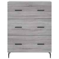 Credenza Grigio Sonoma 69,5x34x180 cm in Legno Multistrato 3189403