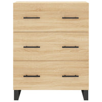 Credenza Rovere Sonoma 69,5x34x180 cm in Legno Multistrato 3189408