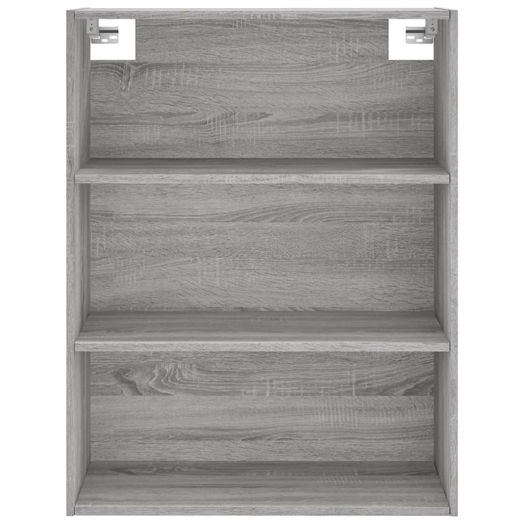 Credenza Grigio Sonoma 69,5x34x180 cm in Legno Multistrato 3189411