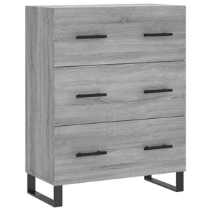 Credenza Grigio Sonoma 69,5x34x180 cm in Legno Multistrato 3189411