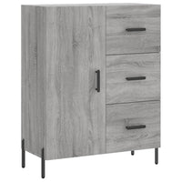 Credenza Grigio Sonoma 69,5x34x180 cm in Legno Multistrato 3189459