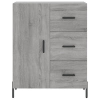 Credenza Grigio Sonoma 69,5x34x180 cm in Legno Multistrato 3189459