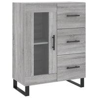 Credenza Grigio Sonoma 69,5x34x180 cm in Legno Multistrato 3189539