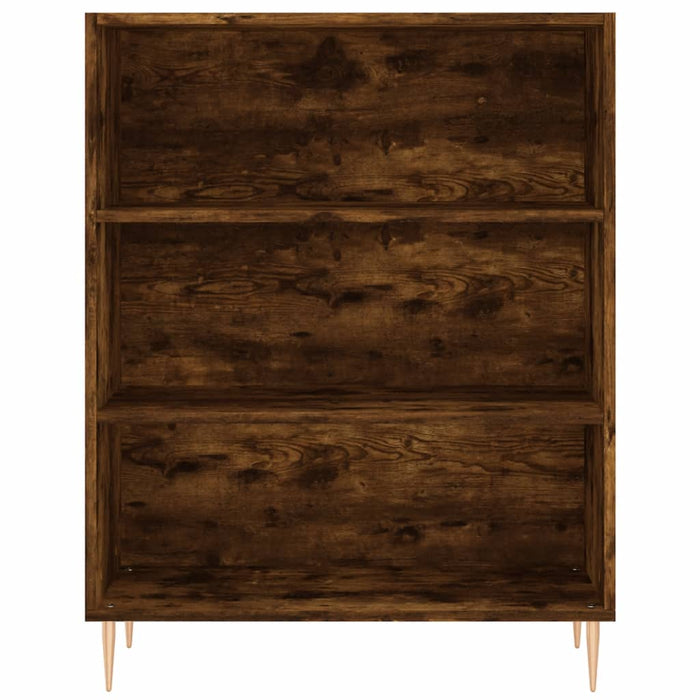 Credenza Rovere Fumo 69,5x32,5x180 cm Legno Multistrato 3189562