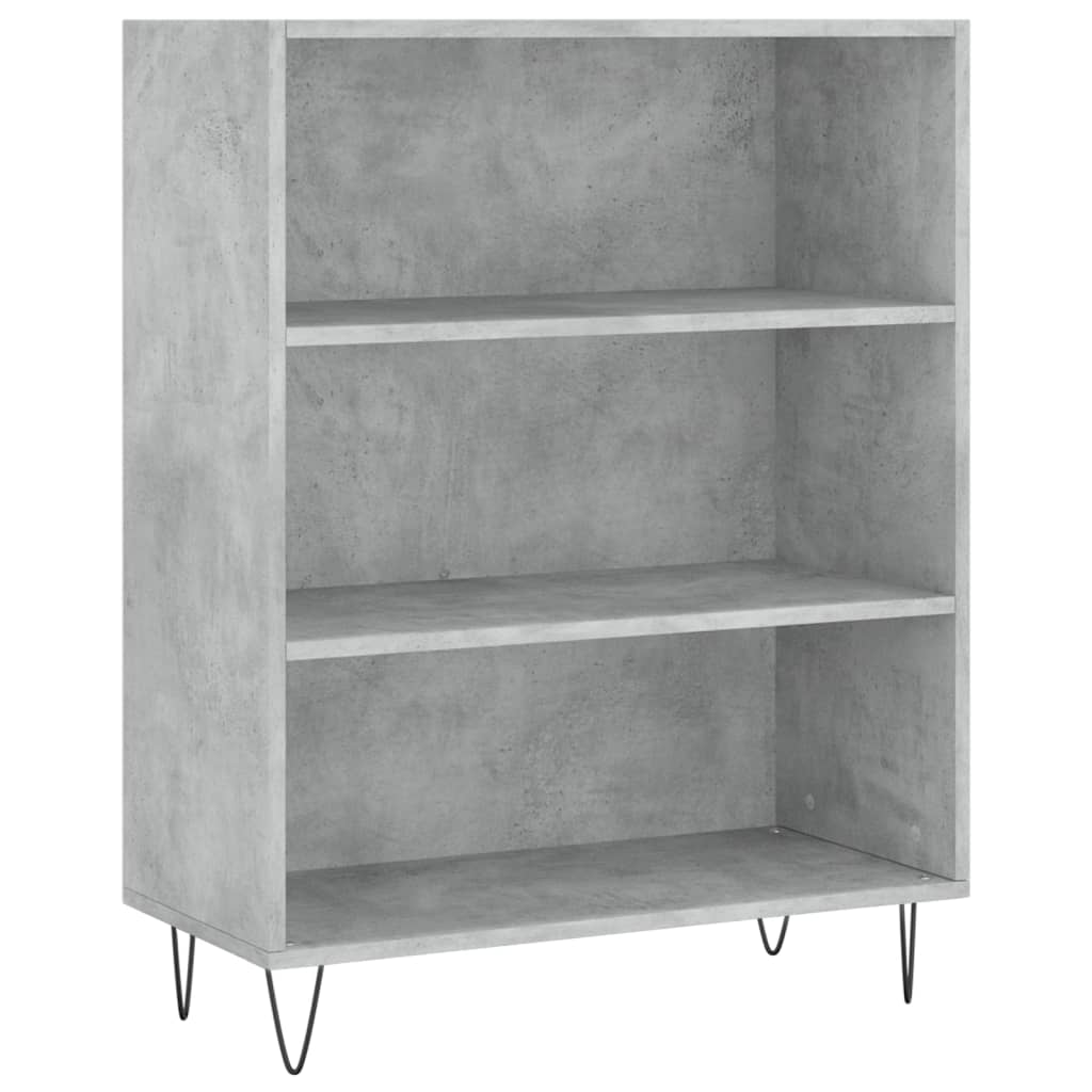 Credenza Grigio Sonoma 69,5x32,5x180 cm Legno Multistrato 3189569