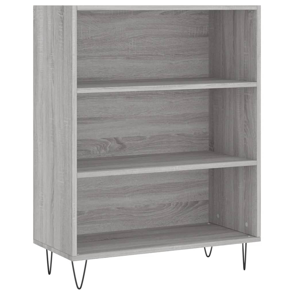 Credenza Grigio Sonoma 69,5x32,5x180 cm Legno Multistrato 3189571