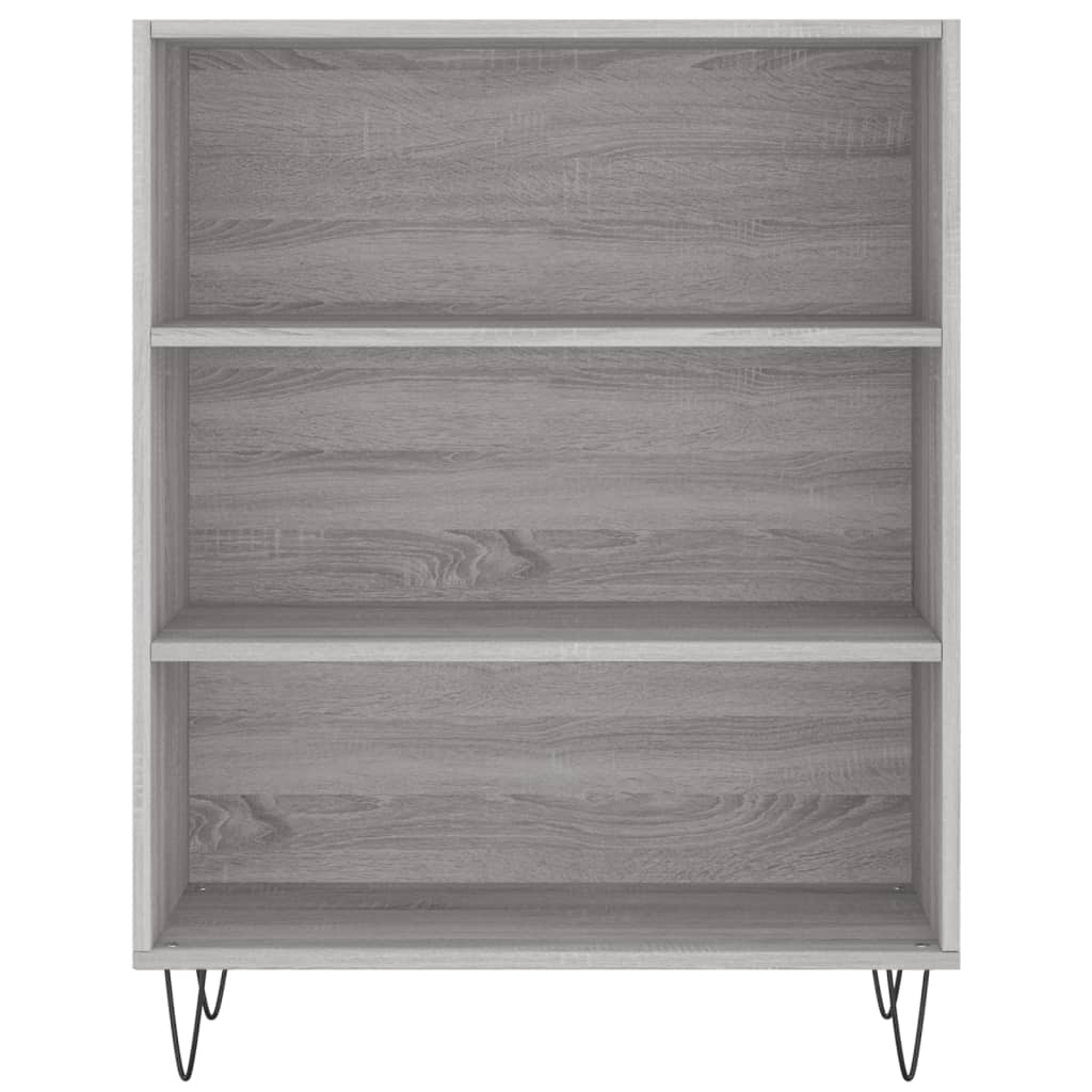 Credenza Grigio Sonoma 69,5x32,5x180 cm Legno Multistrato 3189571