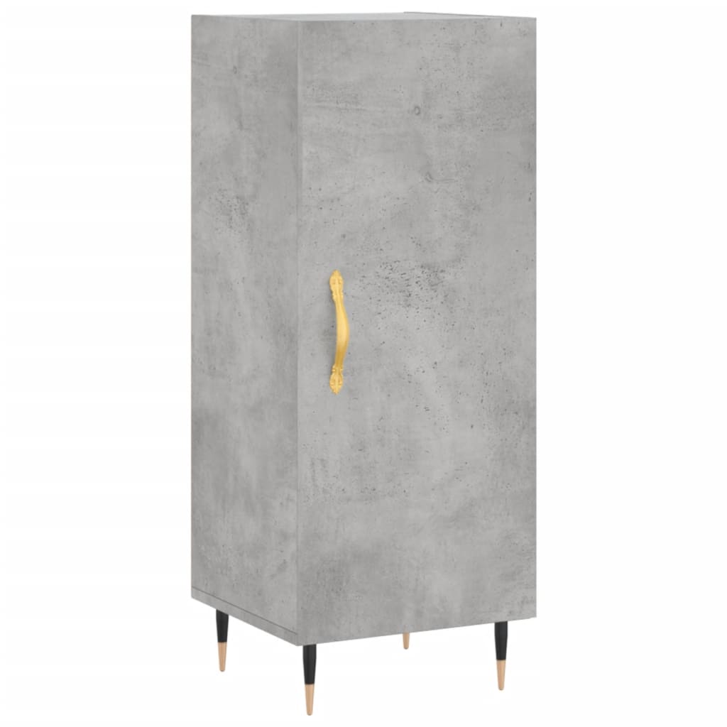 Credenza Grigio Cemento 34,5x34x180 cm in Legno Multistrato 3189617