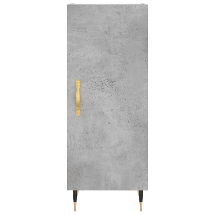 Credenza Grigio Cemento 34,5x34x180 cm in Legno Multistrato 3189617