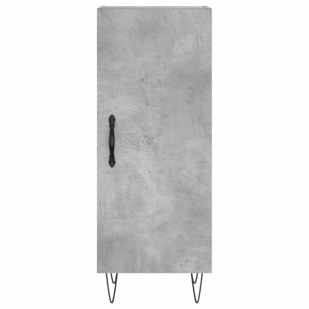 Credenza Grigio Cemento 34,5x34x180 cm in Legno Multistrato 3189633