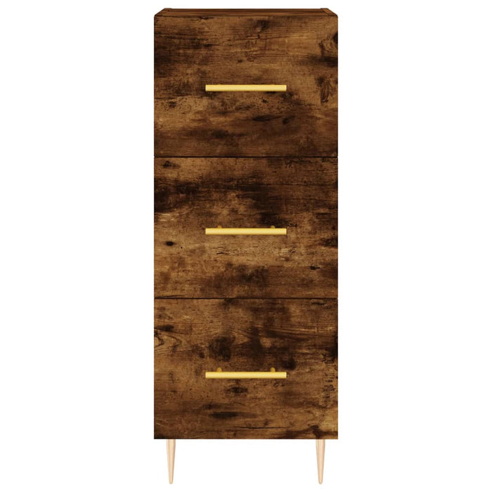 Credenza Rovere Fumo 34,5x34x180 cm in Legno Multistrato 3189690