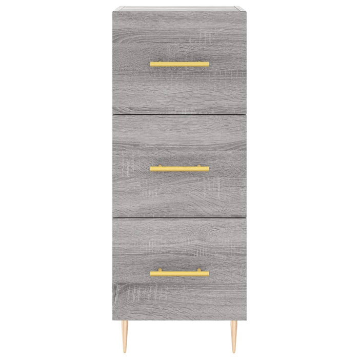 Credenza Grigio Sonoma 34,5x34x180 cm in Legno Multistrato 3189691