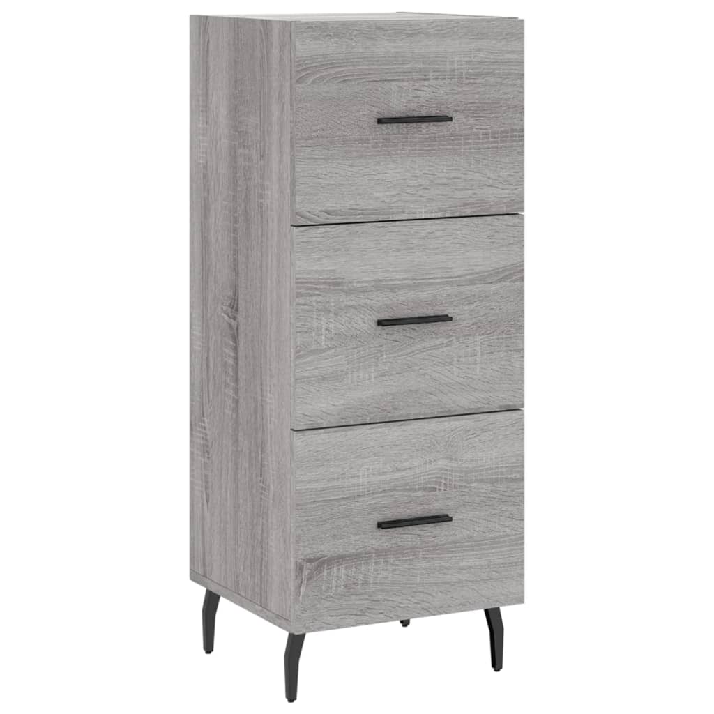 Credenza Grigio Sonoma 34,5x34x180 cm in Legno Multistrato 3189723