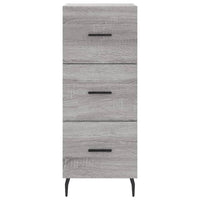 Credenza Grigio Sonoma 34,5x34x180 cm in Legno Multistrato 3189723