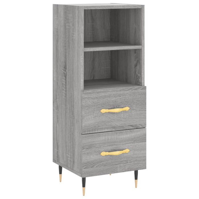 Credenza Grigio Sonoma 34,5x34x180 cm in Legno Multistrato 3189747