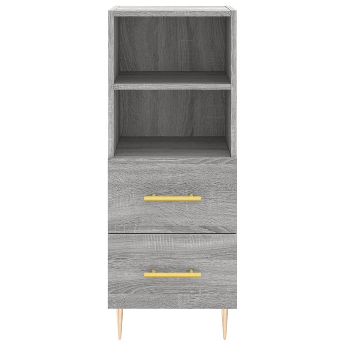 Credenza Grigio Sonoma 34,5x34x180 cm in Legno Multistrato 3189755