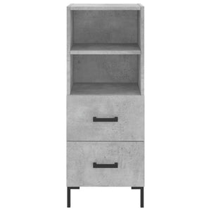 Credenza Grigio Cemento 34,5x34x180 cm in Legno Multistrato 3189769