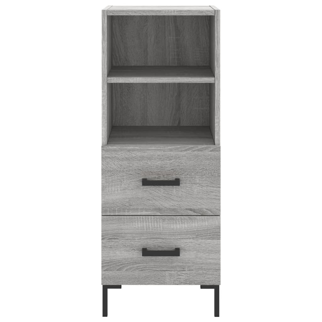 Credenza Grigio Sonoma 34,5x34x180 cm in Legno Multistrato 3189771