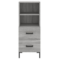 Credenza Grigio Sonoma 34,5x34x180 cm in Legno Multistrato 3189771