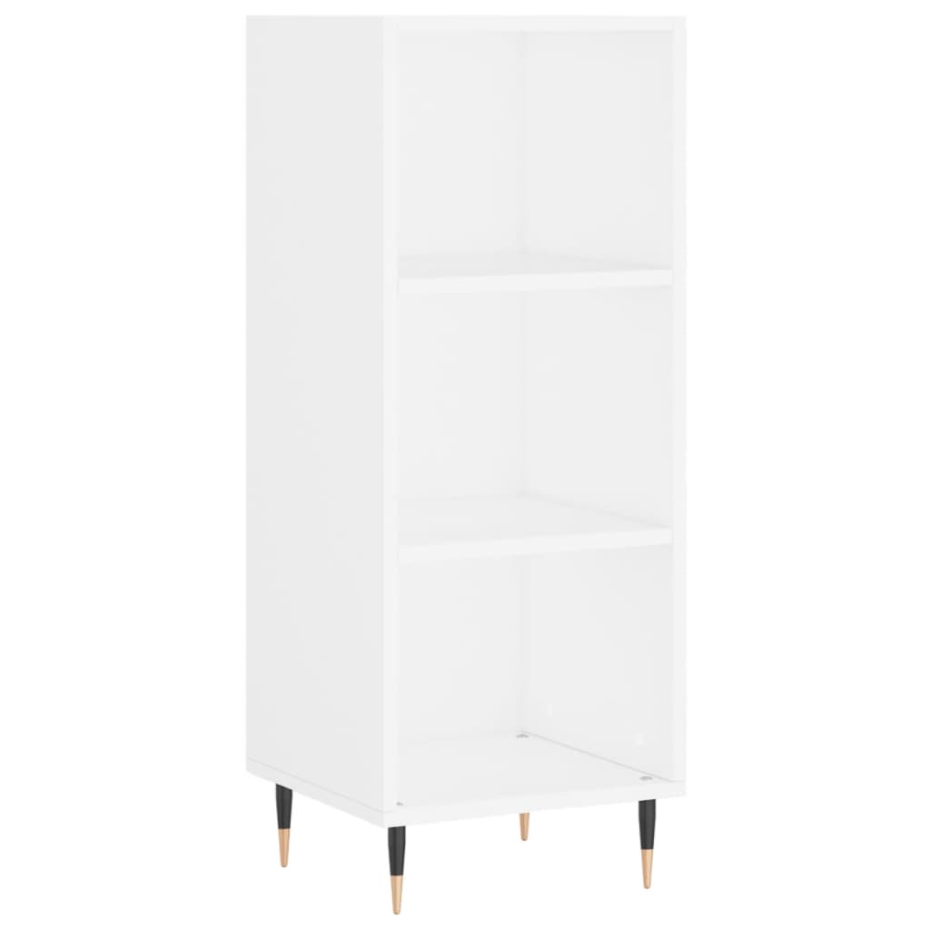 Credenza 34,5x32,5x180 cm in Legno Multistrato Bianco Lucido 3189807