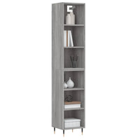 Credenza Grigio Sonoma 34,5x32,5x180 cm in Legno Multistrato 3189811