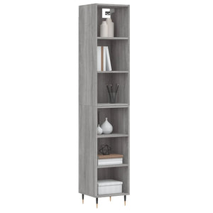 Credenza Grigio Sonoma 34,5x32,5x180 cm in Legno Multistrato 3189811