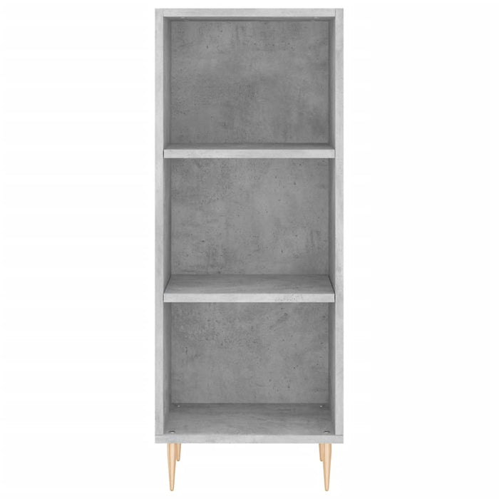 Credenza Grigio Cemento 34,5x32,5x180 cm in Legno Multistrato 3189817