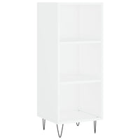 Credenza 34,5x32,5x180 cm in Legno Multistrato Bianco Lucido 3189823