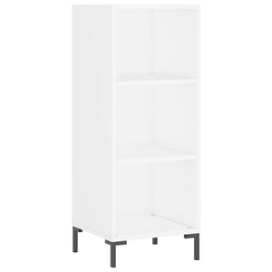 Credenza 34,5x32,5x180 cm in Legno Multistrato Bianco Lucido 3189831