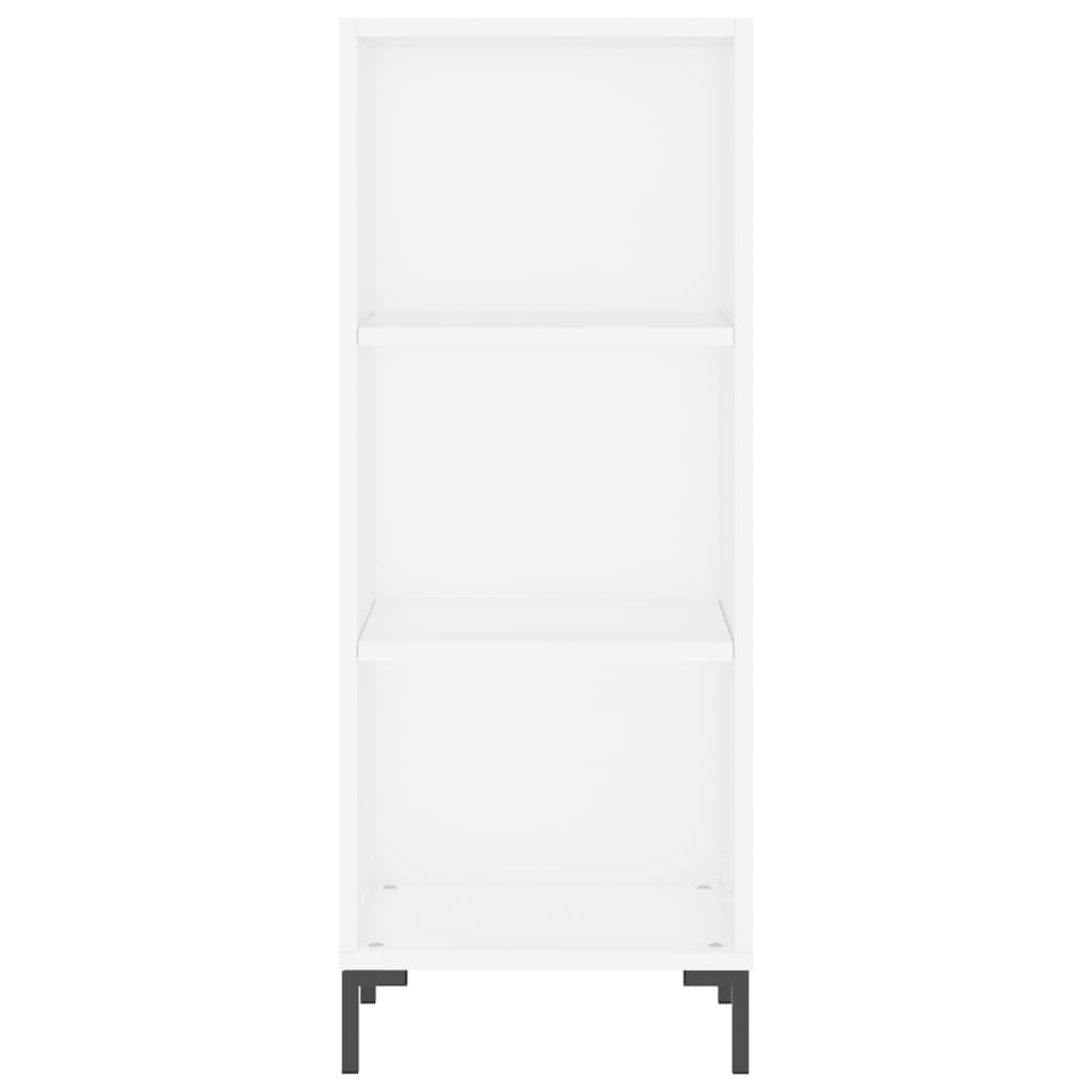 Credenza 34,5x32,5x180 cm in Legno Multistrato Bianco Lucido 3189831