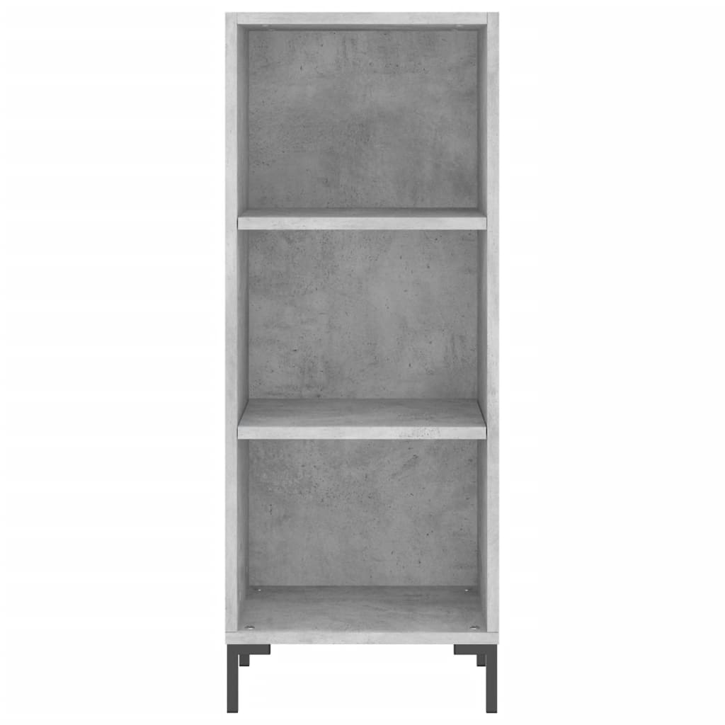 Credenza Grigio Cemento 34,5x32,5x180 cm in Legno Multistrato 3189833