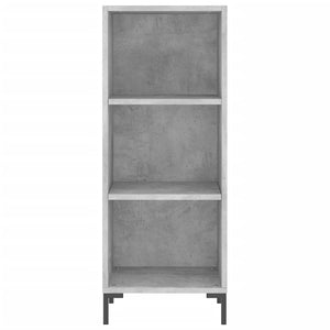 Credenza Grigio Cemento 34,5x32,5x180 cm in Legno Multistrato 3189833