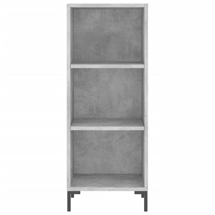 Credenza Grigio Cemento 34,5x32,5x180 cm in Legno Multistrato 3189833