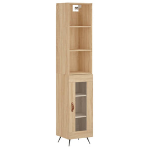 Credenza Rovere Sonoma 34,5x34x180 cm in Legno Multistrato 3189864