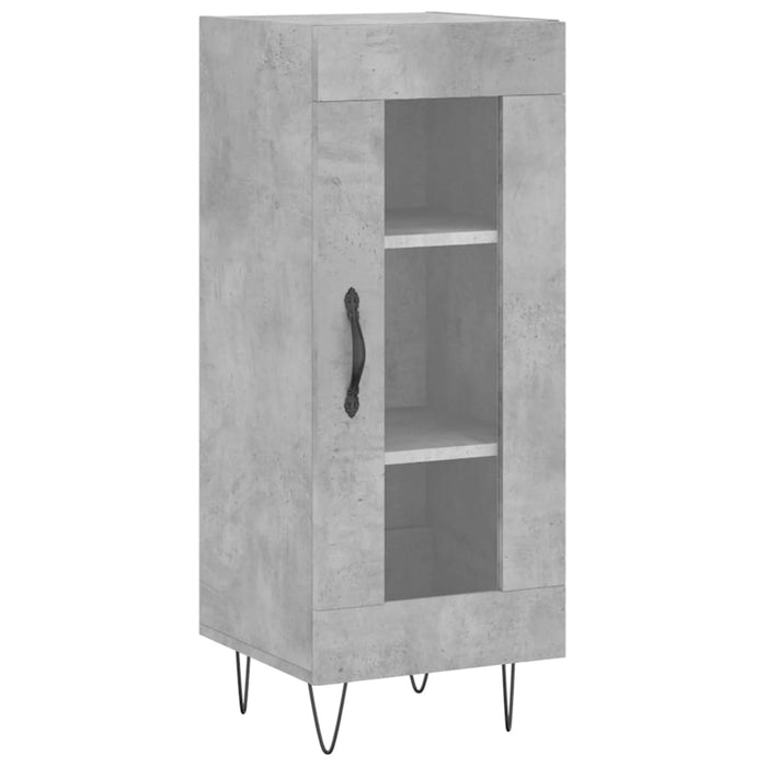 Credenza Grigio Cemento 34,5x34x180 cm in Legno Multistrato 3189889