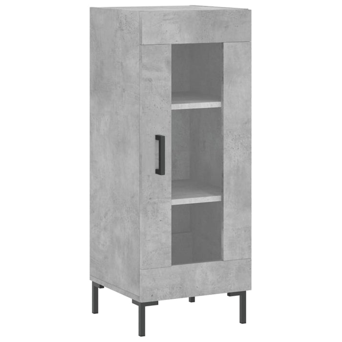 Credenza Grigio Cemento 34,5x34x180 cm in Legno Multistrato 3189897