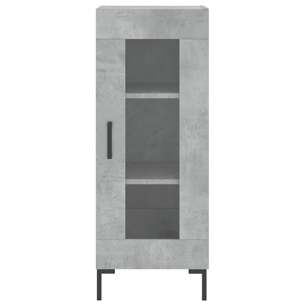 Credenza Grigio Cemento 34,5x34x180 cm in Legno Multistrato 3189897