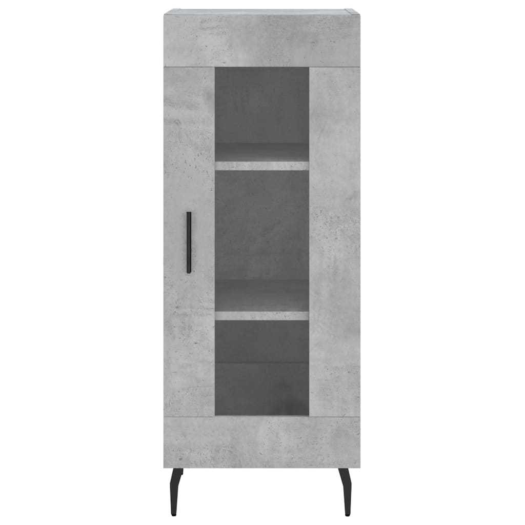 Credenza Grigio Cemento 34,5x34x180 cm in Legno Multistrato 3189913