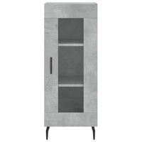 Credenza Grigio Cemento 34,5x34x180 cm in Legno Multistrato 3189913