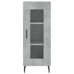 Credenza Grigio Cemento 34,5x34x180 cm in Legno Multistrato 3189913