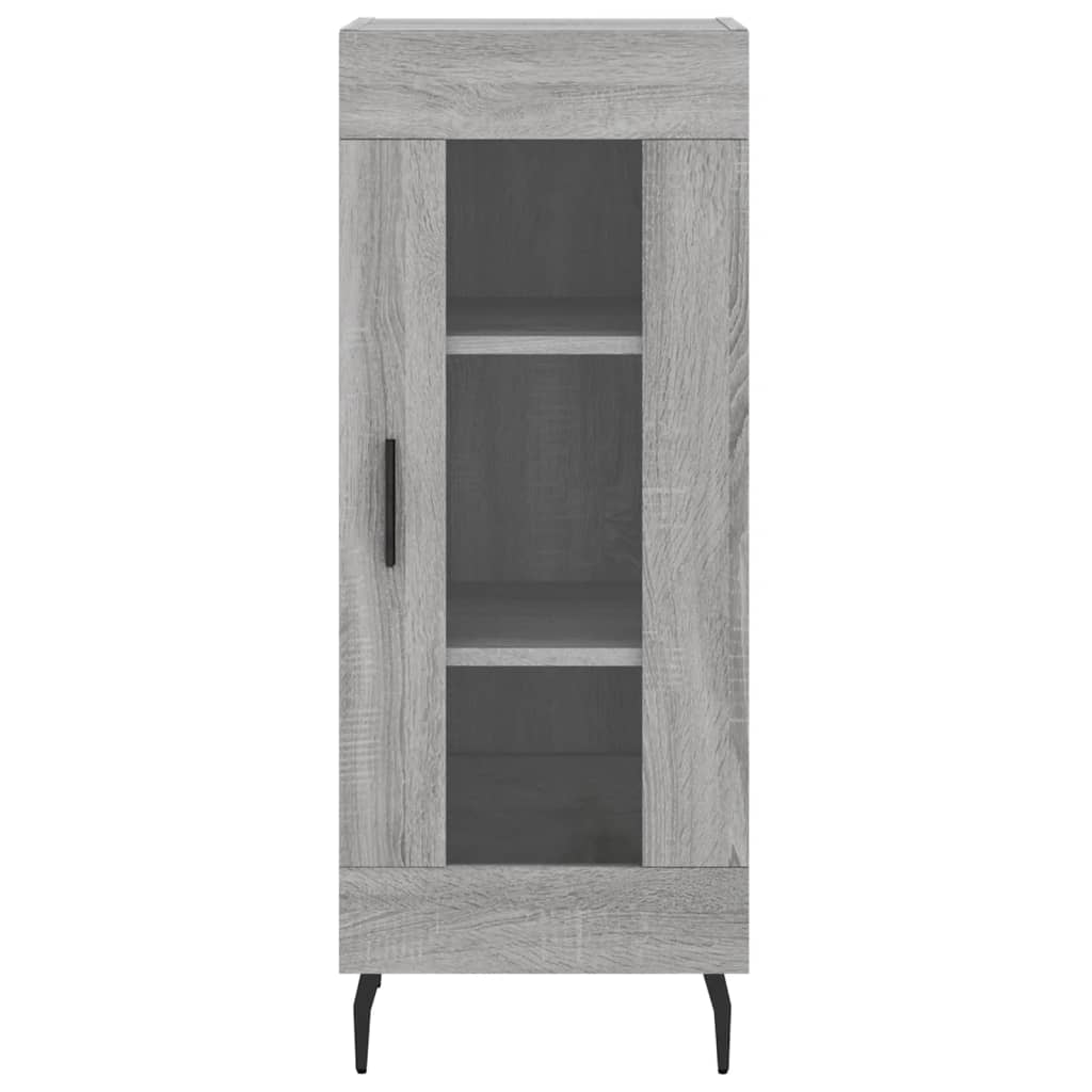 Credenza Grigio Sonoma 34,5x34x180 cm in Legno Multistrato 3189915