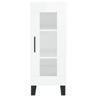 Credenza 34,5x34x180 cm in Legno Multistrato Bianco Lucido 3189919