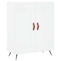 Credenza Bianca 69,5x34x180 cm in Legno Multistrato 3189925