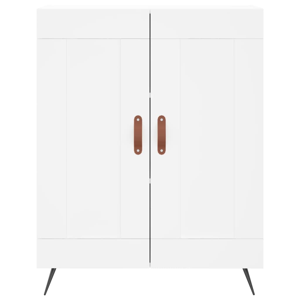 Credenza Bianca 69,5x34x180 cm in Legno Multistrato 3189925