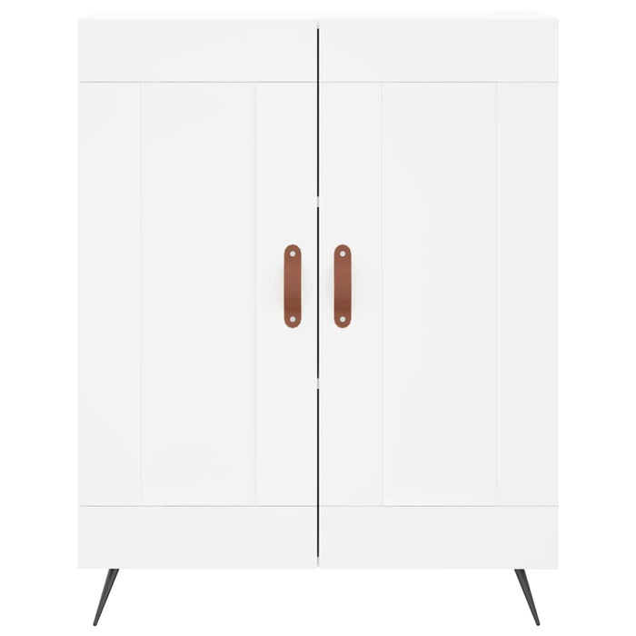 Credenza Bianca 69,5x34x180 cm in Legno Multistrato 3189925