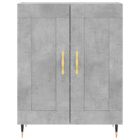 Credenza Grigio Cemento 69,5x34x180 cm in Legno Multistrato 3189937