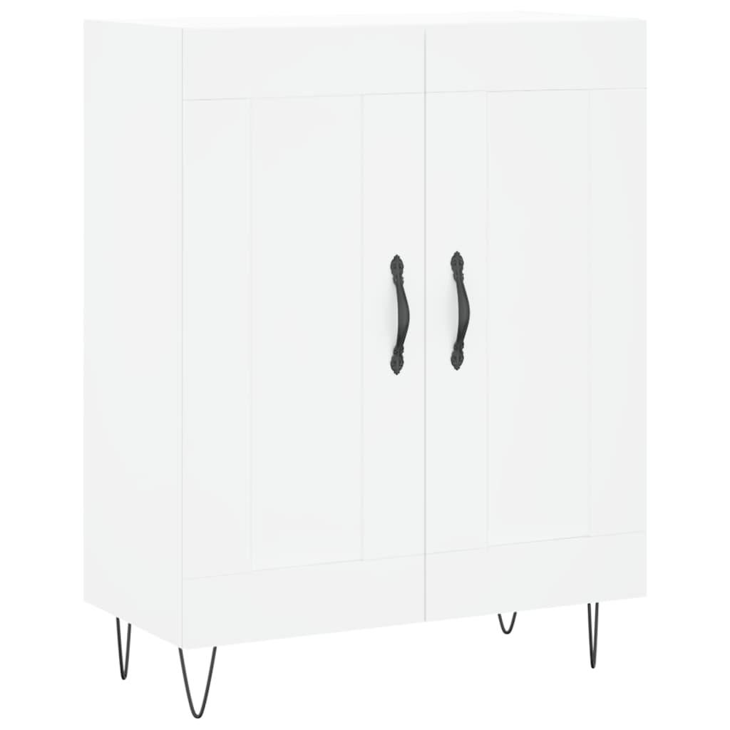 Credenza Bianca 69,5x34x180 cm in Legno Multistrato 3189949