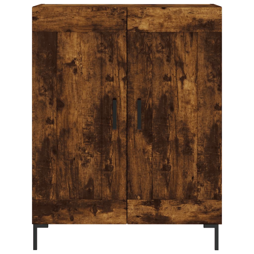 Credenza Rovere Fumo  69,5x34x180 cm in Legno Multistrato 3189962